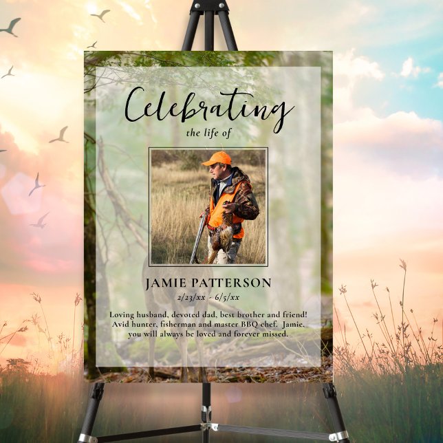 Jägare, jakt Firande av livet, begravningsfoto Poster (Skapare uppladdad)