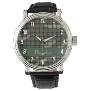 Jägare kamouflage armbandsur