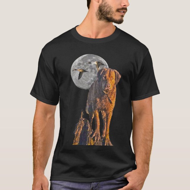 Jägare måne tee shirt (Framsida)