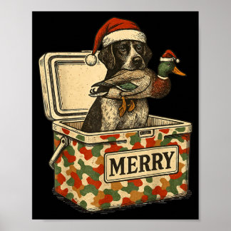 Jägare Pappa Jul Mallard Xmas Ankälskare Kvinnor Poster