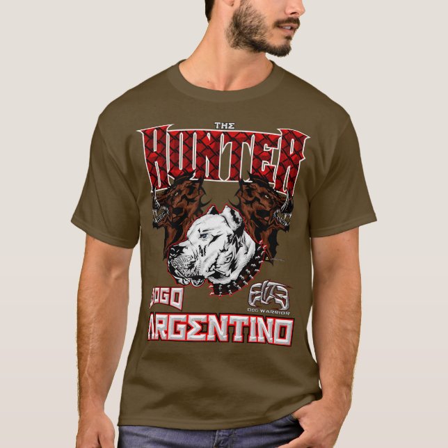 JÄGAREeliten Dogo Argentino T Shirt (Framsida)