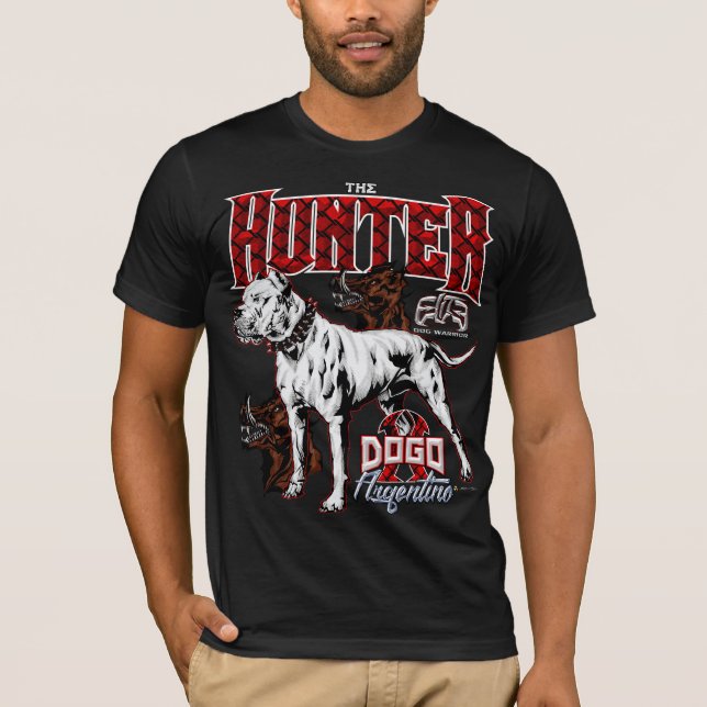 JÄGAREeliten Dogo Argentino T Shirt (Framsida)
