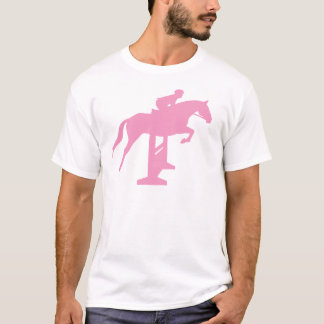 Jägarejumperhäst & ryttare (rosor) t-shirt