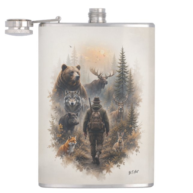 Jägaren, In i den vilda tystnaden Fickplunta (Öppnad)