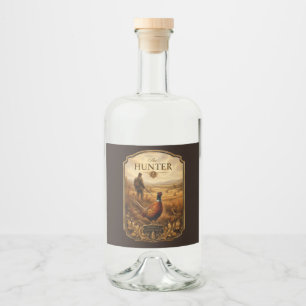 Jägaren Spritflaskor Etikett