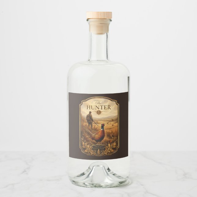 Jägaren Spritflaskor Etikett (Framsida)