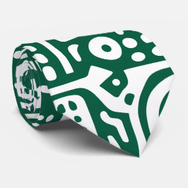 Jägarens grönt och vita lugg av 7 slips