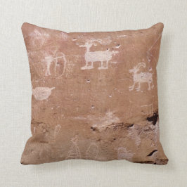 JägarePetroglyph med textmallen Kudde