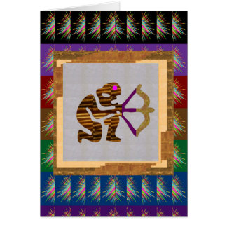 JÄGAREPILBÅGEPIL HÄLSNINGSKORT