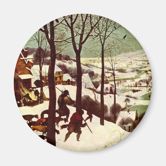 Jägarna i Snö - 1565 Magnet (Framsidan)