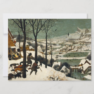 Jägarna i snön (av Pieter Bruegel den äldre) Kort