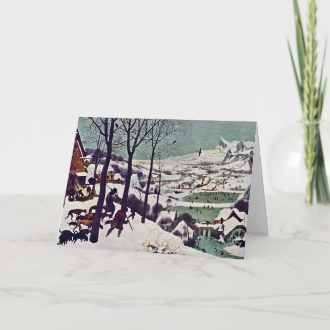 Jägarna i snön, vid Bruegel D. Ä. Pieter Kort (Framsida)