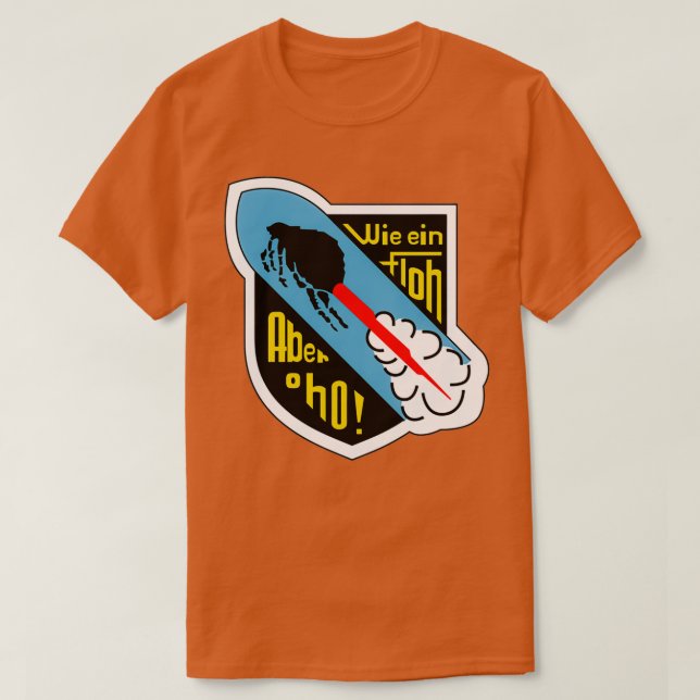 Jagdgeschwader 400 Messerschmitt Me 163 Komet Clea T Shirt (Design framsida)