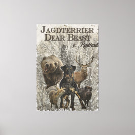 Jagdskräcker, Bäste Beast mot Renbrad Paperweight  Canvastryck