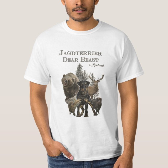 Jagdskräcker, Bäste Beast mot Renbrad Paperweight T Shirt (Framsida)