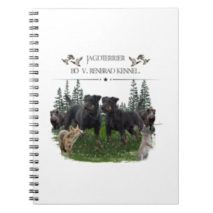 Jagdskräcker Bo mot Renbrad Kennel. HP Bärbar dato Anteckningsbok