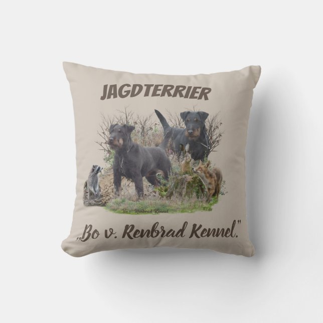 Jagdskräcker, Bo mot Renbrad Kennel.''Sticker Pape Kudde (Framsida)