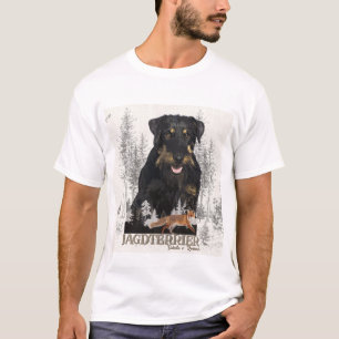 Jagdskräcker Dakota mot Renbrad Faux Kanvastryck A T Shirt