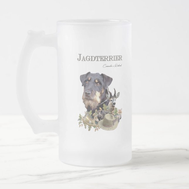 Jagdskräcker Frostat Ölglas (Vänster)