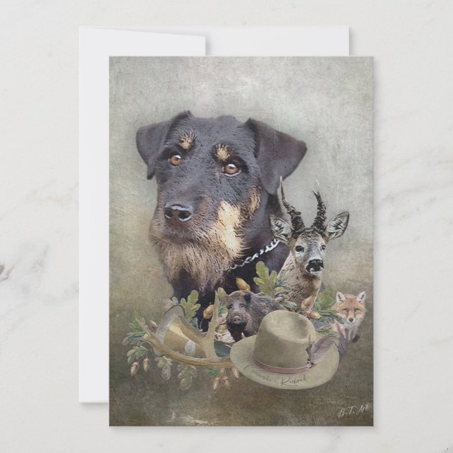 Jagdskräcker Inbjudningar (Framsida)