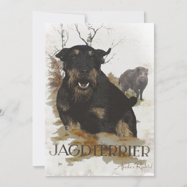 Jagdskräcker Inbjudningar (Framsida)