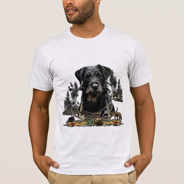 Jagdskräcker - mångsidig jakt på hund t shirt (Framsida)