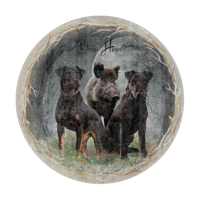 Jagdskräcker, modig hjärtbandindustri poster akryl (Framsidan)