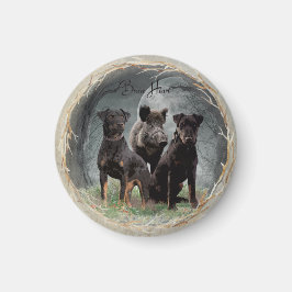 Jagdskräcker, modig hjärtbandindustri poster akryl magnet