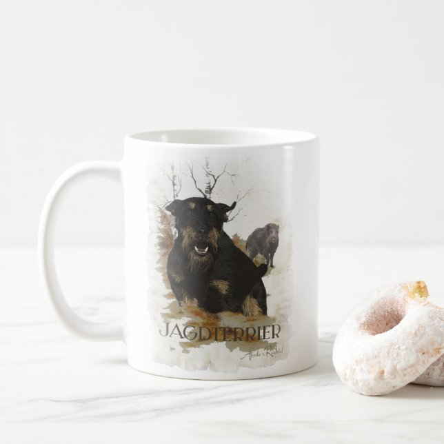 Jagdskräcker T-Shirt Coffee Mugg (Med munk)