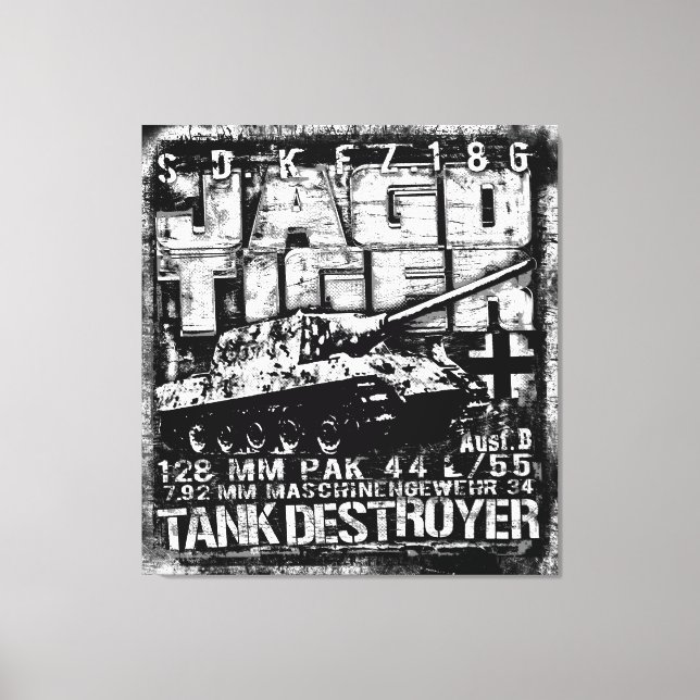 JAGDTIGER CANVASTRYCK (Framsida)