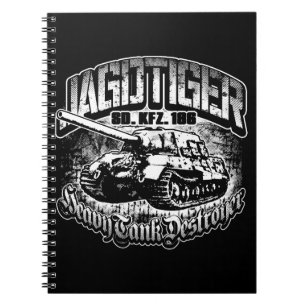 JAGDTIGER Spiral-fotopatbok Anteckningsbok Med Spiral