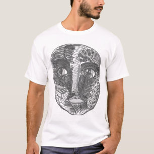 jagged ansikte t shirt