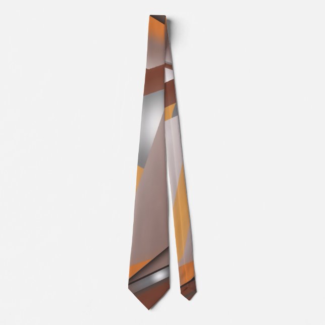 Jagged Kant Concentric Tone Ombre Abstrakt Slips (Framsida)