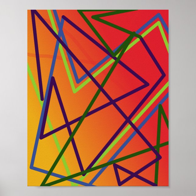 Jagged linjer poster (Framsidan)