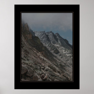Jagged Longs Peak Trail (ingen text) Poster