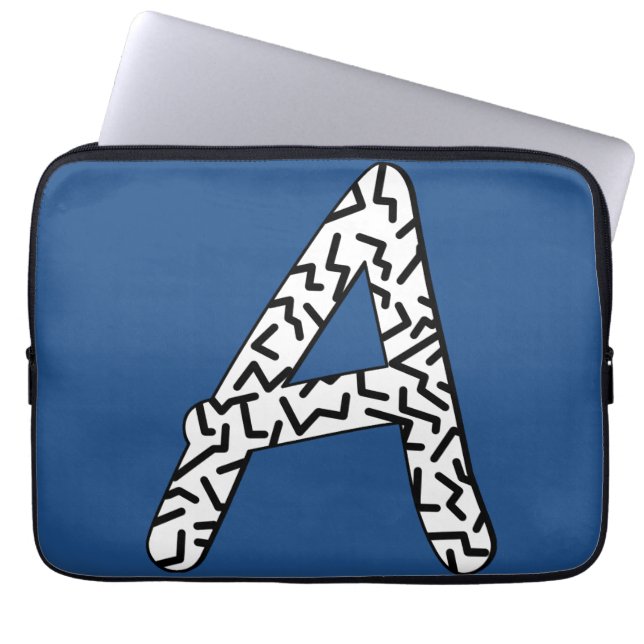 Jagged Mönster A Laptop Fodral (Framsidan)