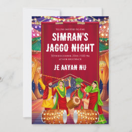 Jaggo inbjudan Digital Jaggo Natt inbjudningar