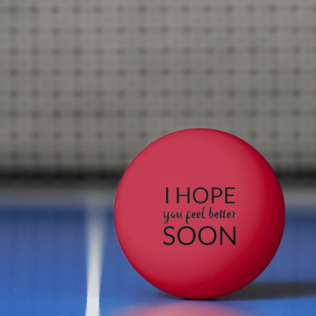 #JagHoppasDuMårBättreSnartPingPongBoll Pingisboll (Netto)