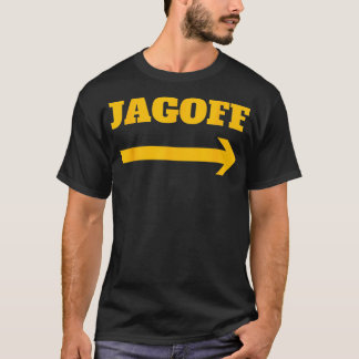 Jagoff Funny Black och Guld Pittsburgh Slang T Shirt