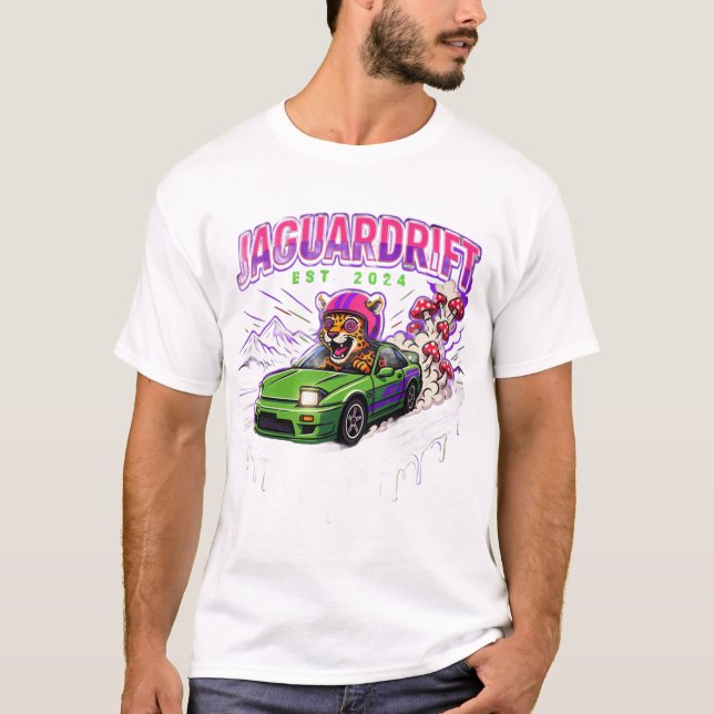 jaguar åkbil t shirt (Framsida)