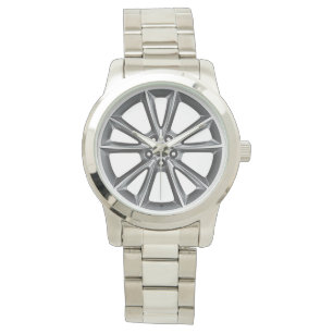 Jaguar Alloy Wheel Watch Inspired Design Armbandsur