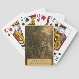 Jaguar Amazonas regnskog VINTAGE Casinokort