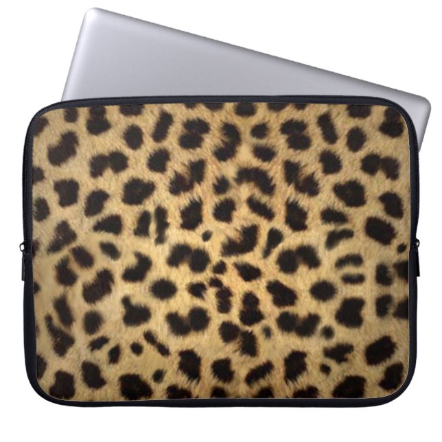 Jaguar Animal Print Laptop Sleeve (Framsidan)