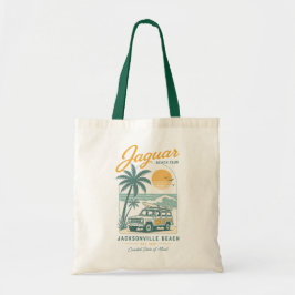 Jaguar Beach Club Jacksonville Florida RetrT-Shirt Tygkasse