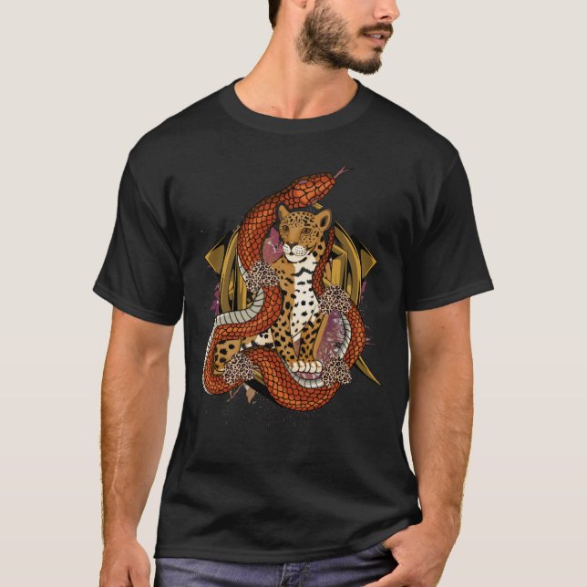 Jaguar Big Cat T Shirt (Framsida)