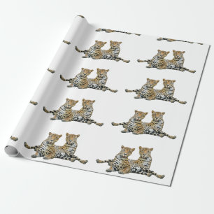 Jaguar-bild för Wrapping Papper Presentpapper