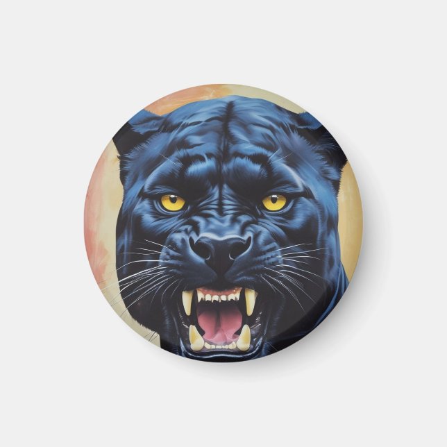 Jaguar - Black Panther Magnet (Framsidan)