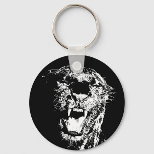 Jaguar - Black Panther Nyckelring