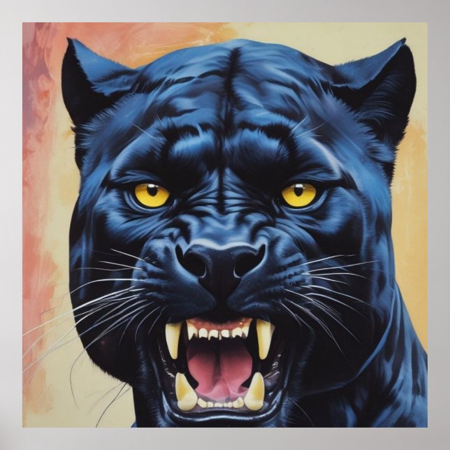 Jaguar - Black Panther Poster (Framsidan)
