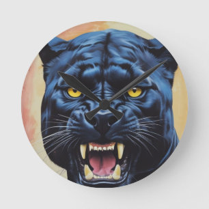 Jaguar - Black Panther Rund Klocka